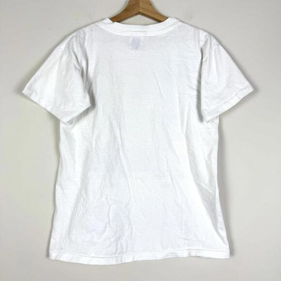 VTG 90s Neil Bonnett NASCAR Racing Tee Size M I Love USA Country Time USA Made - Picture 2 of 7